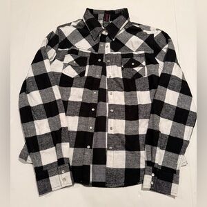 Urban Belarad Monochrome Checkered Shirt